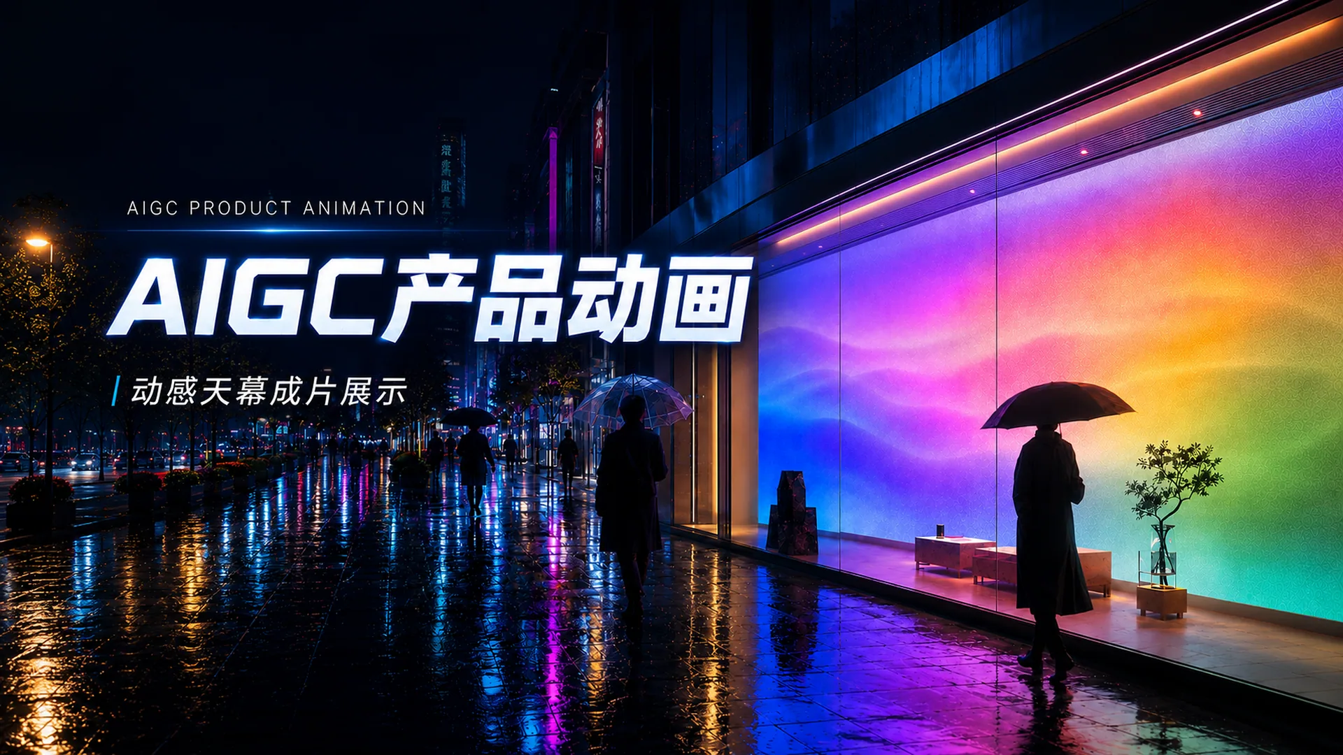 全彩动态柔光膜系统