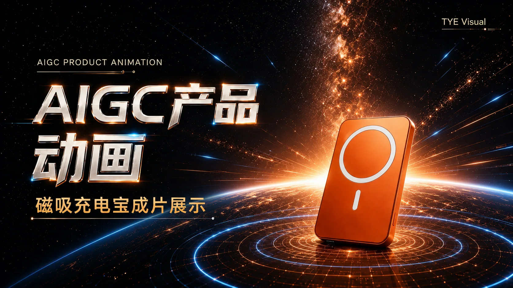 磁吸无线快充移动电源